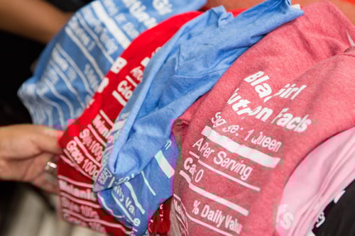 Image of Blk Girl Nutrition Facts (Blk) (Red) (Pink)(Gray)