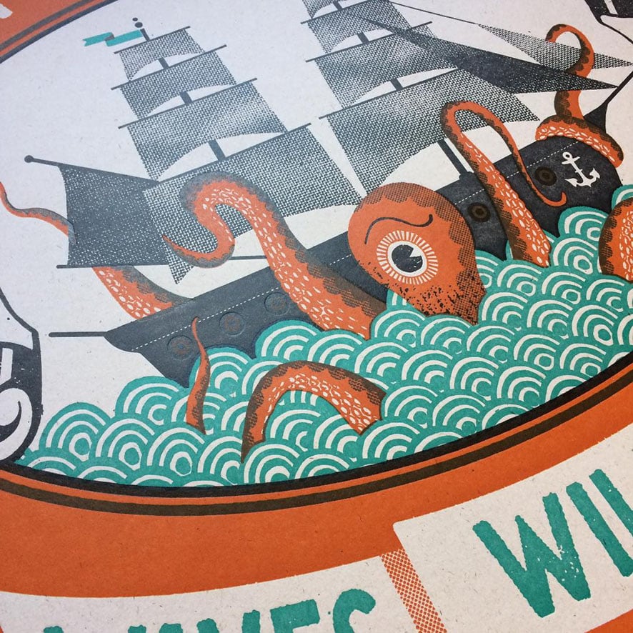 Image of Calm Waters Letterpress