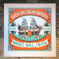 Image 1 of Calm Waters Letterpress