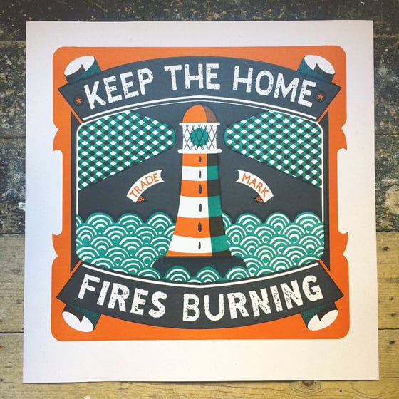 Image of Home Fires Letterpress