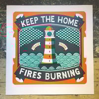 Image 1 of Home Fires Letterpress