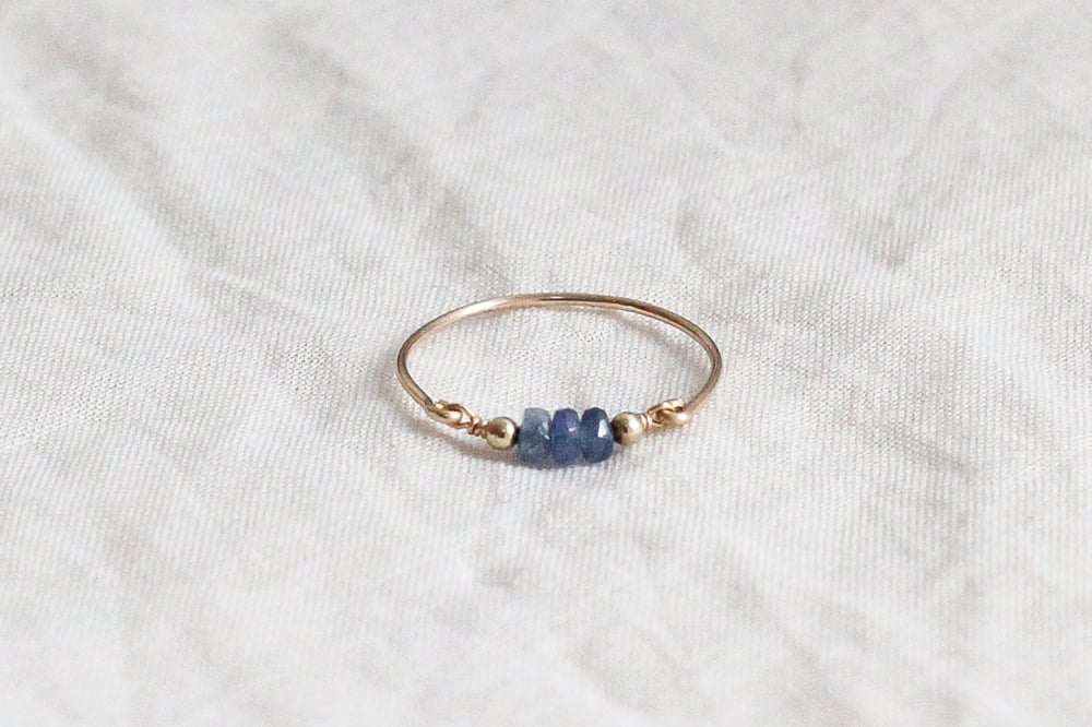 Image of Bague Saphira // saphir bleu