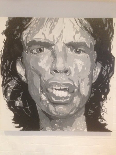 Image of Mick Jagger Art Portrait 