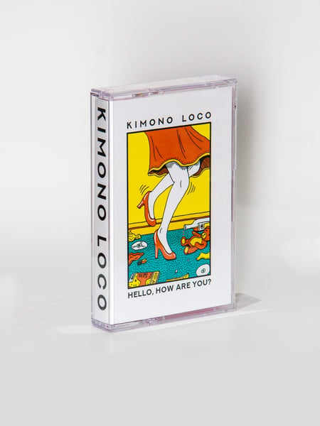 Image of 'Hello, How Are You?' Pink Cassette Tape (With Free Digital Download)