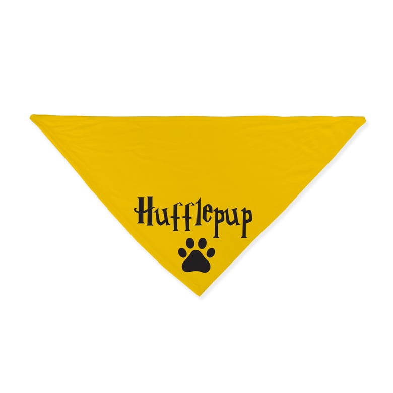 Image of “Hufflepup” Dog Bandana