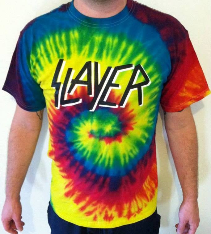 slayer tie dye shirt