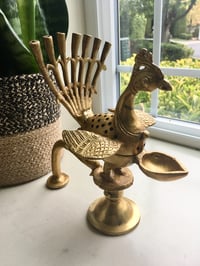 Image 2 of Vintage Style Peacock Incense holder