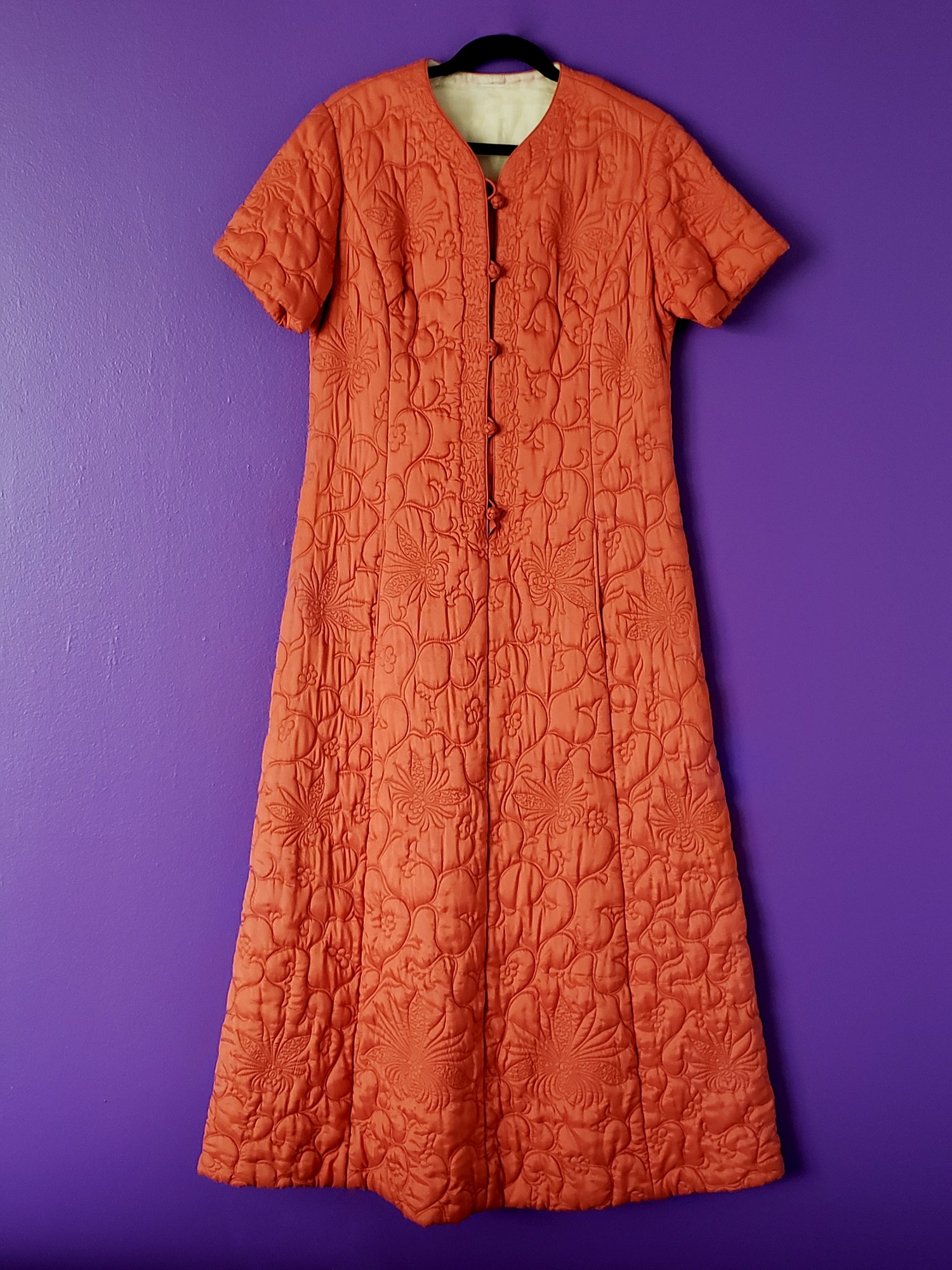 Image of Mei Vintage Floral Quilted Dress