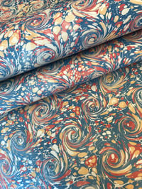 Image 1 of Marbled Paper #47 'Antique style curl' 