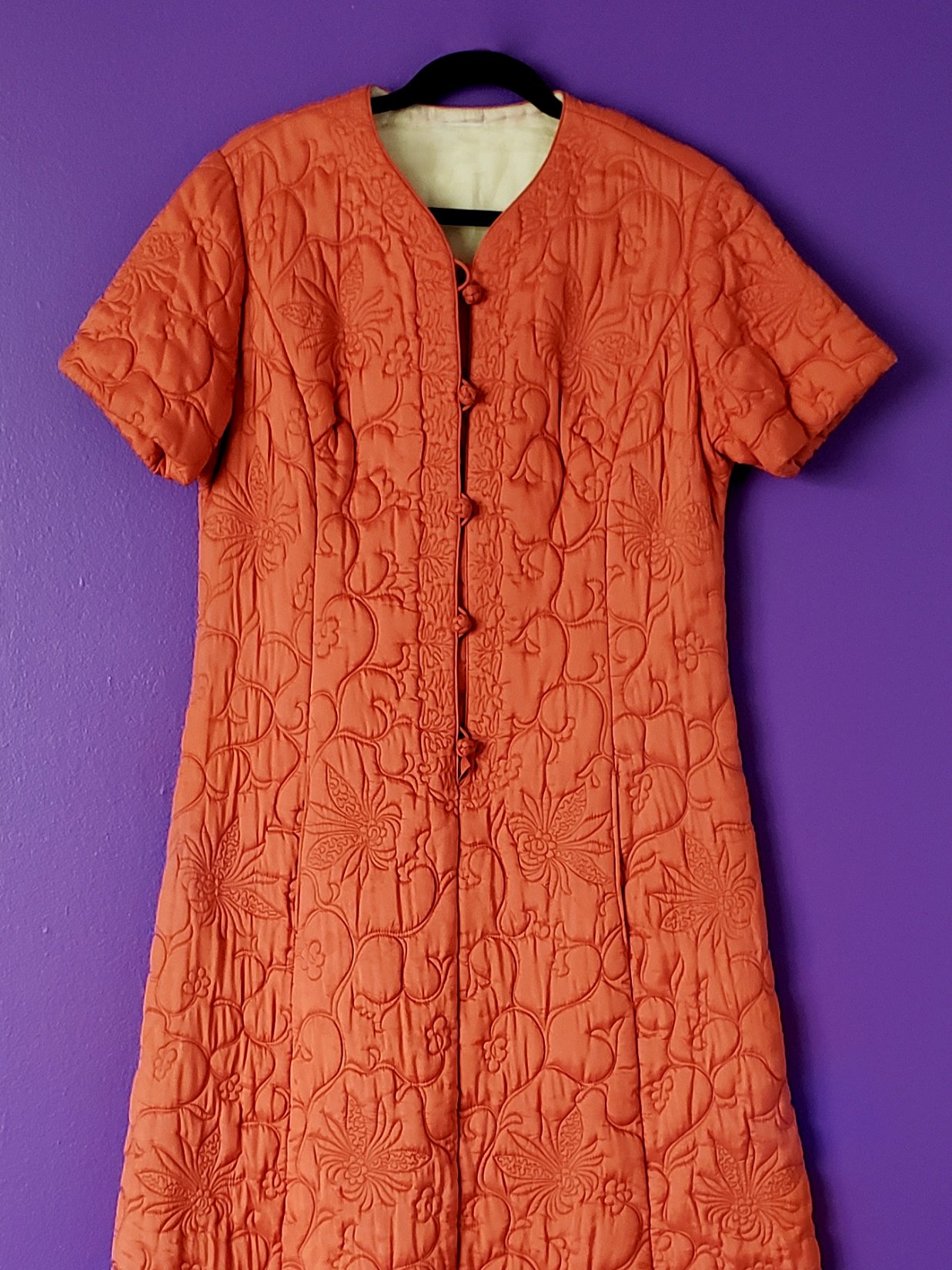 Image of Mei Vintage Floral Quilted Dress