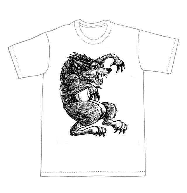 Werewolf T-shirt  (B1)**FREE SHIPPING**