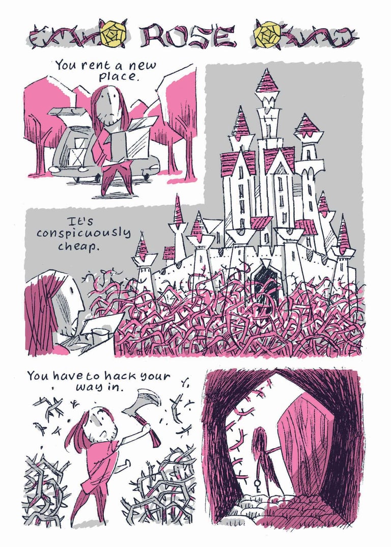 Rose mini comic Image 2