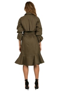 Image 3 of Olivia Ruffle Trench Coat