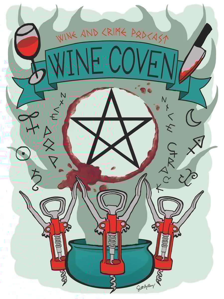 Wine Coven Art Print (SIGNED!) Wine & Crime Podcast