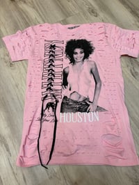 Small Whitney pink lace destroyed