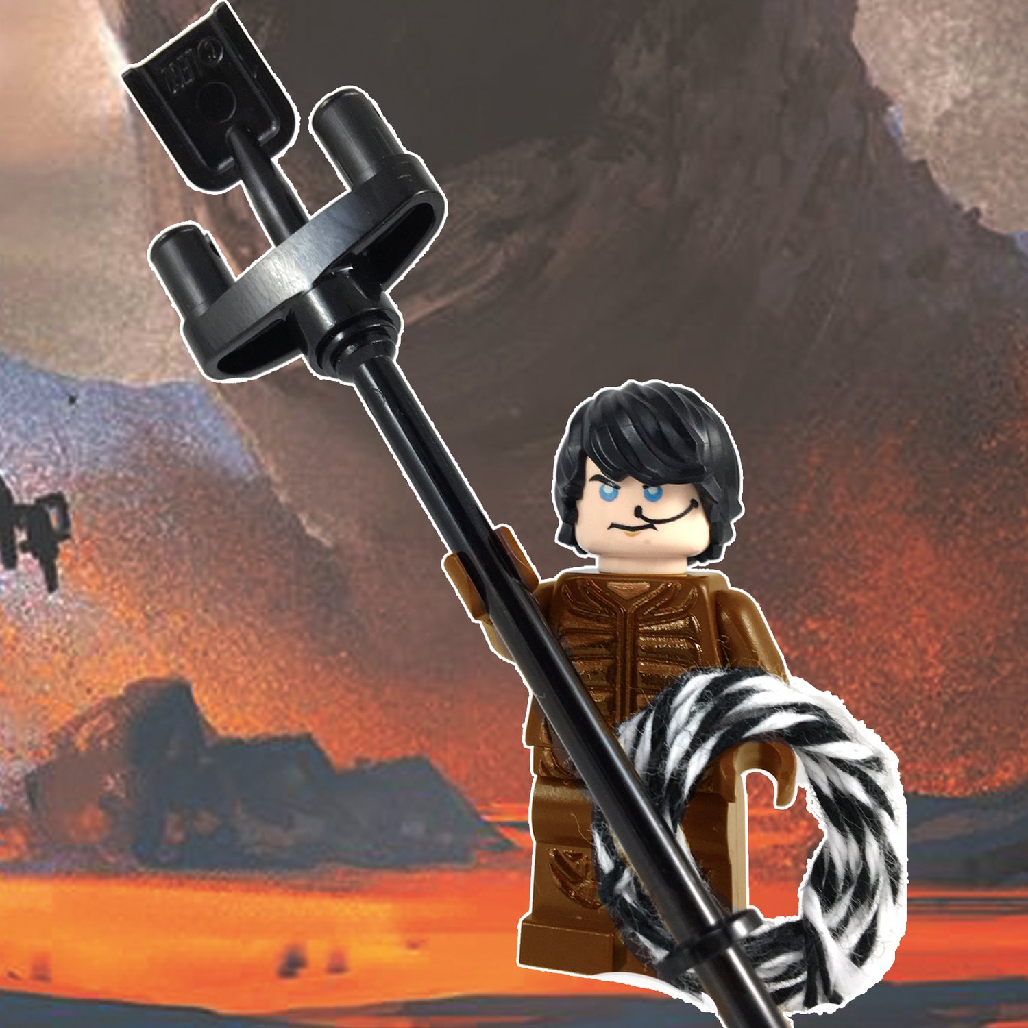 Spice Hunter custom minifigure featuring 'puff' printing!