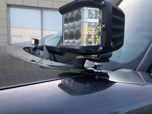 Image of 2016+ TOYOTA TACOMA LOW PROFILE DITCH LIGHT BRACKET