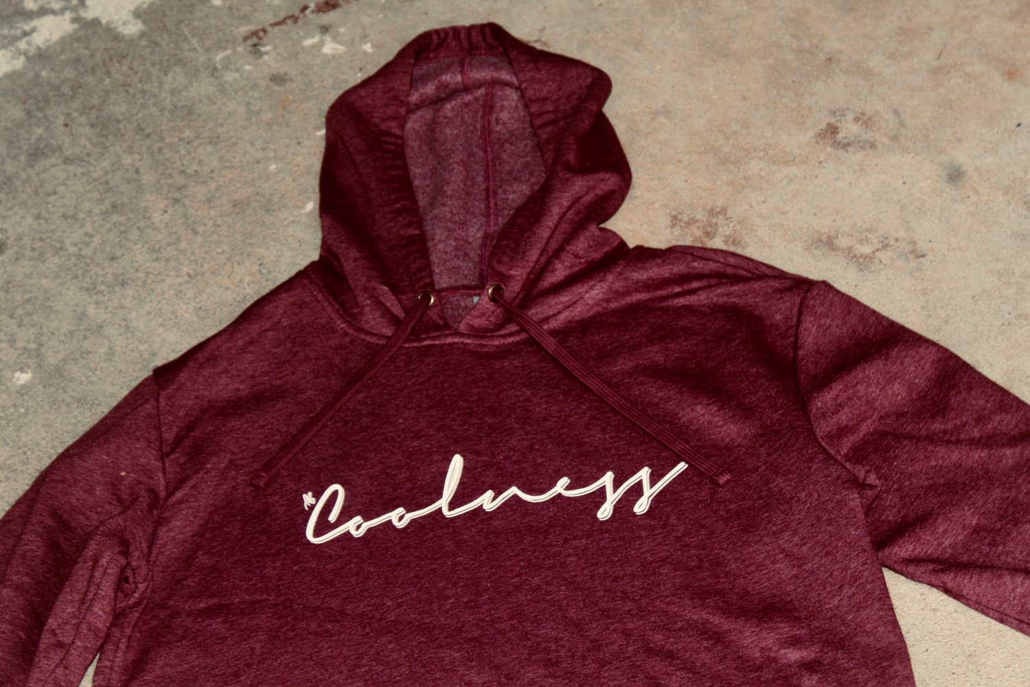 Image of Official Coolness Hoodie - Maroon