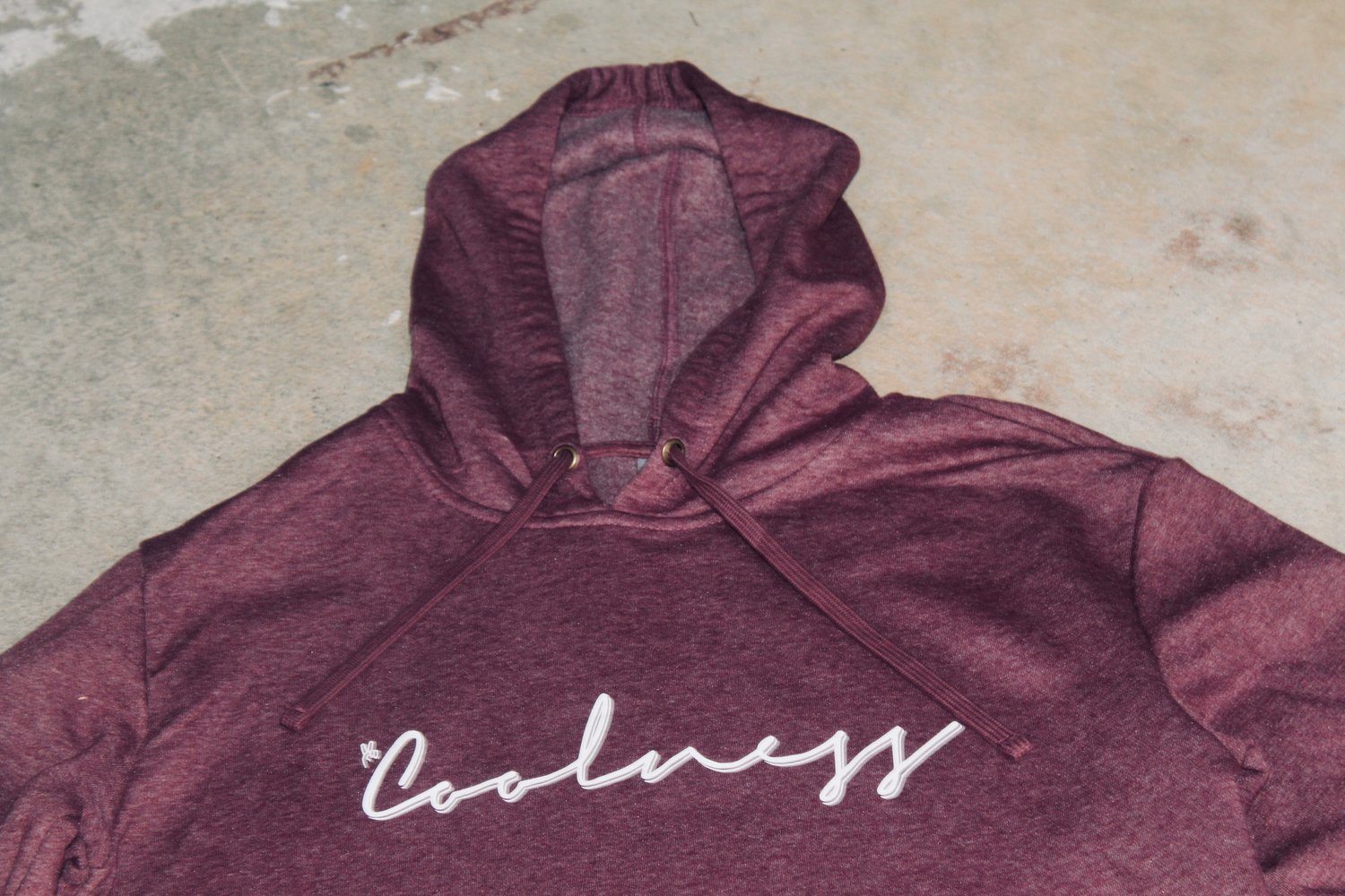 Image of Official Coolness Hoodie - Maroon