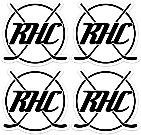 Image of RHC Logo Helmet Sticker - 4 Pack - Free Shipping