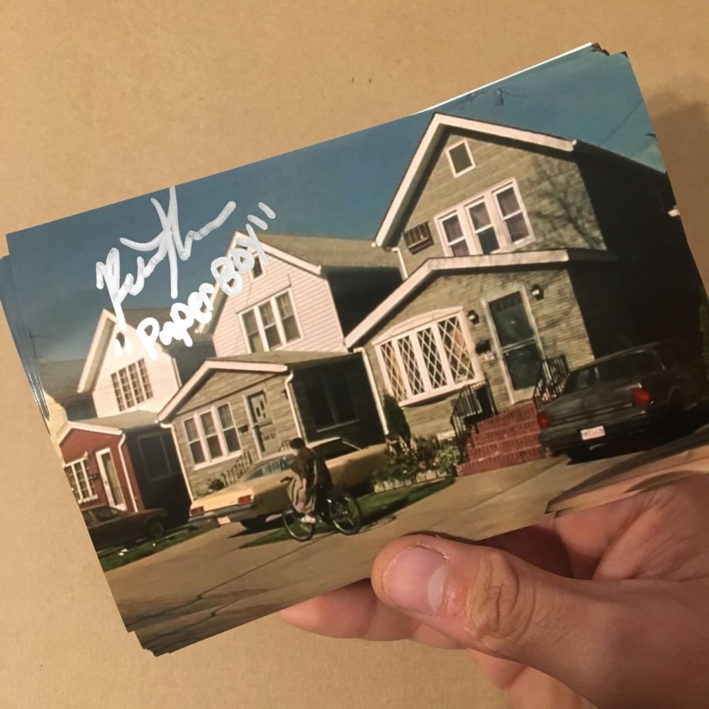 Image of Authentic Autograph of Rocco The Great as the paperboy in Spiderman 2002