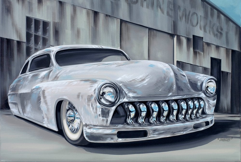 Image of Merc Led sled / Giclee Canvas Wrap