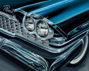 Image of Plymouth Chrome  / Giclee Canvas Wrap