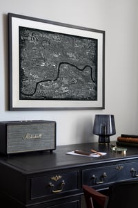 Image 4 of Music Map Of London (Black)