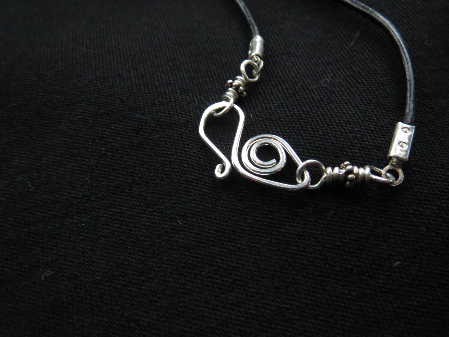Image of Petite Spiral Wave Necklace
