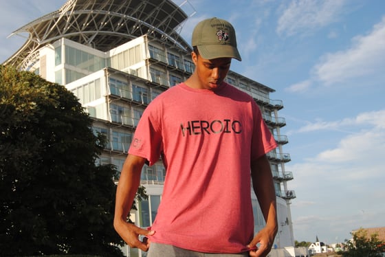 Image of HEROIC T - Heather Red 