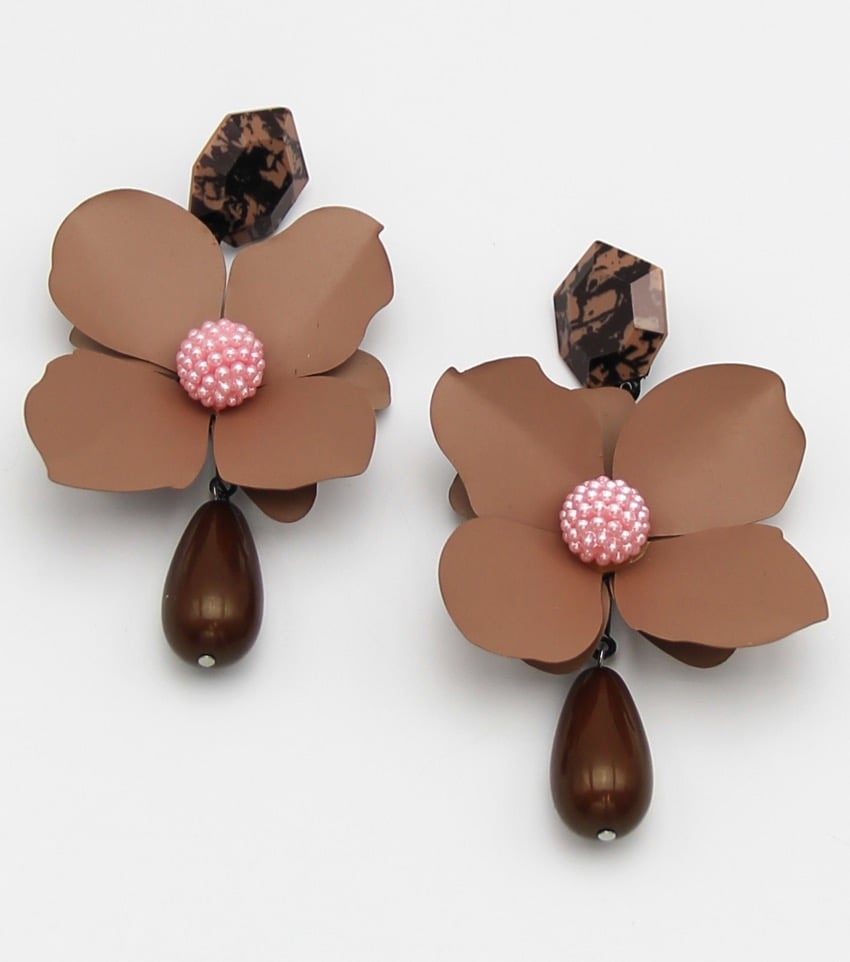 Image of "Brown Sugar" Dangle Earrings