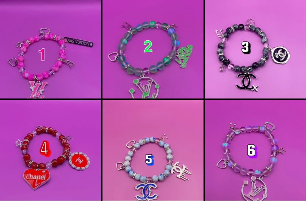 Image of Lavish charm bracelets 