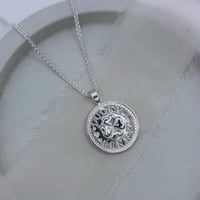 Image 2 of Lucky Charms, Silver Lucky Penny Necklace