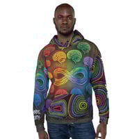 Image 16 of Unisex Hoodie autism soul colorful neurodiversity comfy hoodie