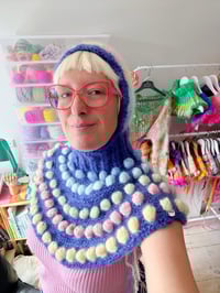 Image 6 of Soriano: Sofie and Iris Mohair Bubble Bala Cape