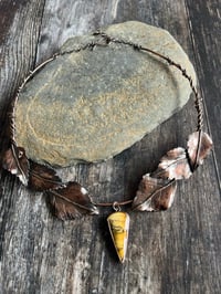 Image 4 of Birch and Turquoise Necklace