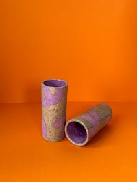 Image 1 of Purple tube vase