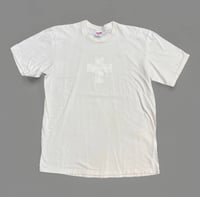 Image 1 of Supreme Cross Box Logo Sz L (CREAM)