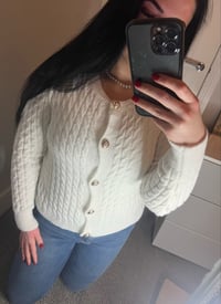 Image 3 of Button detail cardigan 