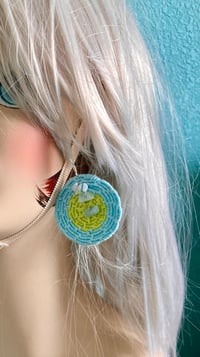 Image 4 of Bohemian Earrings in Blue Gems