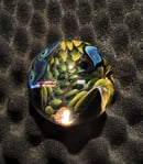 Image 5 of Twisted Fumed Honeycomb Marble with Opal