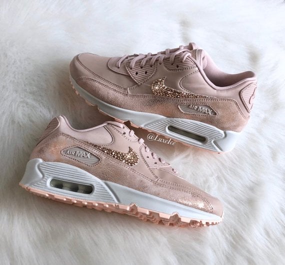 women's air max 90 rose gold