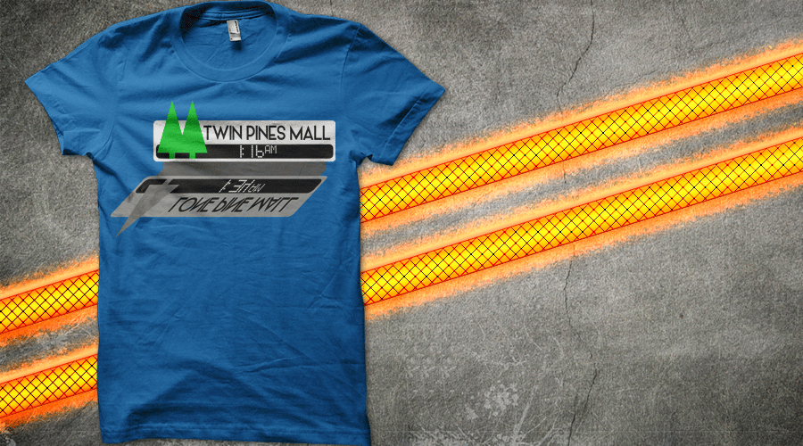 Image of Back to the Future Twin/Lone Pine mall Unisex Tee