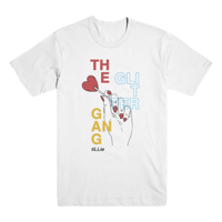 Image 1 of the glitter gang letterblock tee