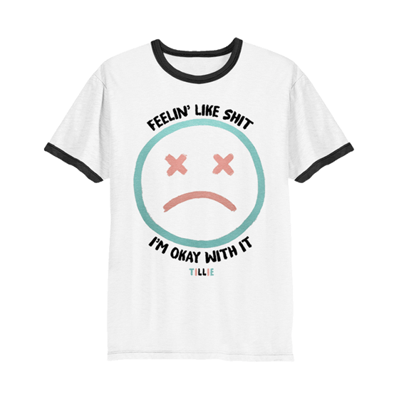 Image of feelin' like shit tee