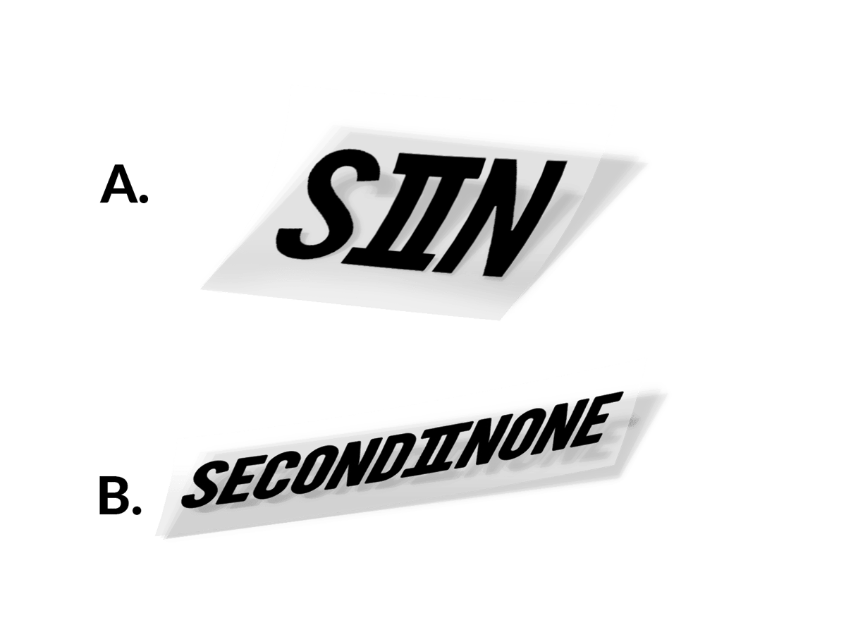 Second To None OG Decal Second To None Brand 