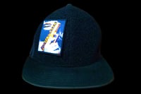 Image 2 of Velcro hat black