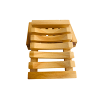 Image 2 of Natural Bamboo Soap Dish