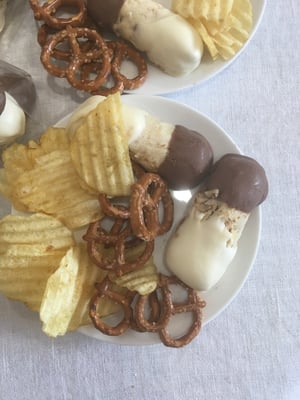 Image of SLAM DUNK - Double Dipped Shortbread - Potato Chips and Pretzels 