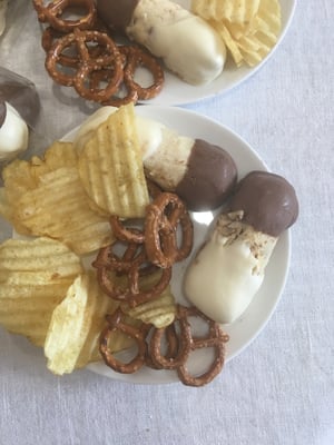 Image of SLAM DUNK - Double Dipped Shortbread - Potato Chips and Pretzels
